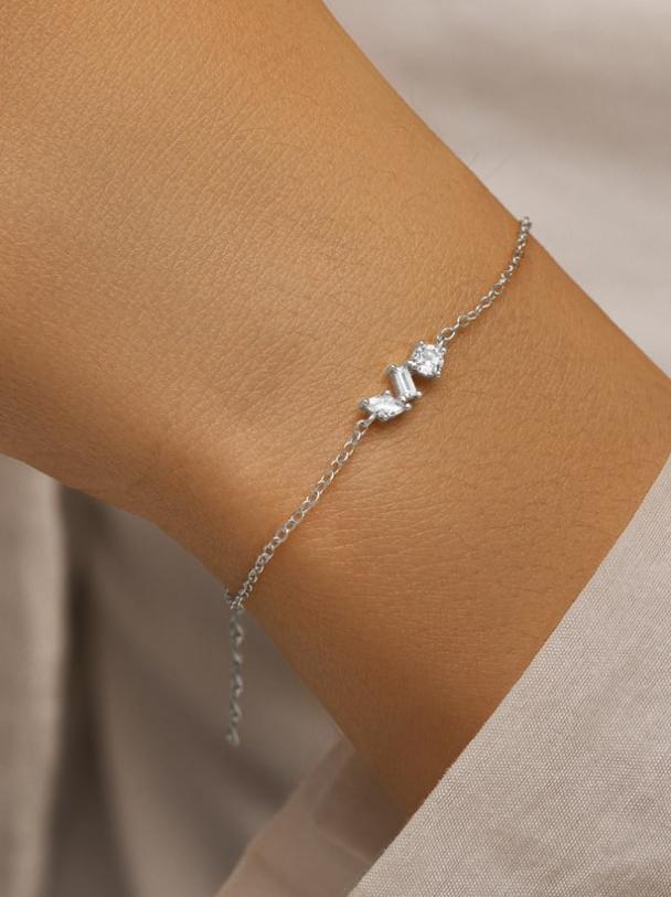 Minimalist Crystal Bracelet-Bracelets-Krush Kandy, Women's Online Fashion Boutique Located in Phoenix, Arizona (Scottsdale Area)