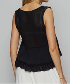 Knit Baby Doll Top-Tops-Krush Kandy, Women's Online Fashion Boutique Located in Phoenix, Arizona (Scottsdale Area)