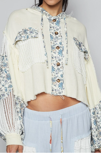 POL Woven Balloon Sleeve Jacket-Tops-Krush Kandy, Women's Online Fashion Boutique Located in Phoenix, Arizona (Scottsdale Area)