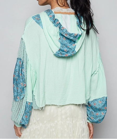 POL Woven Balloon Sleeve Jacket-Tops-Krush Kandy, Women's Online Fashion Boutique Located in Phoenix, Arizona (Scottsdale Area)