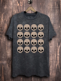 Leopard Skull Graphic Tee