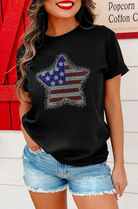 All-American Star Rhinestone Tee-Tops-Krush Kandy, Women's Online Fashion Boutique Located in Phoenix, Arizona (Scottsdale Area)