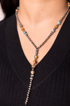 Copper Infused Desert Pearl Lariat Necklace-Necklaces-Krush Kandy, Women's Online Fashion Boutique Located in Phoenix, Arizona (Scottsdale Area)