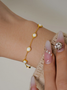 Geometric Minimalist Link Bracelet-Necklaces-Krush Kandy, Women's Online Fashion Boutique Located in Phoenix, Arizona (Scottsdale Area)