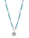 Natural Stone Geometric Vintage Beaded Necklace-Necklaces-Krush Kandy, Women's Online Fashion Boutique Located in Phoenix, Arizona (Scottsdale Area)