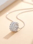 Cubic Zirconia Geometric Dainty Necklace-Necklaces-Krush Kandy, Women's Online Fashion Boutique Located in Phoenix, Arizona (Scottsdale Area)