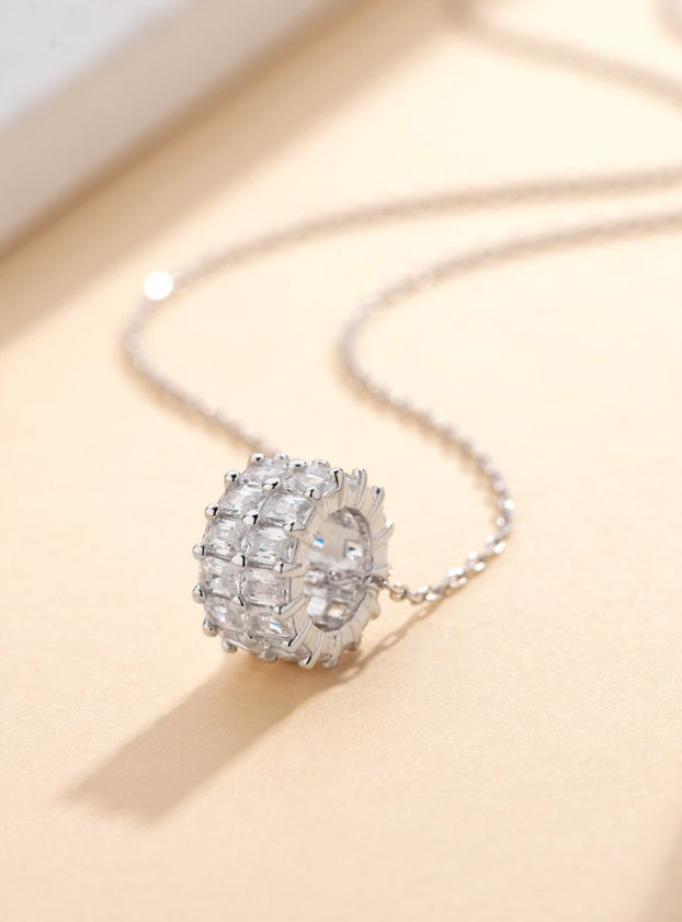 Cubic Zirconia Geometric Dainty Necklace-Necklaces-Krush Kandy, Women's Online Fashion Boutique Located in Phoenix, Arizona (Scottsdale Area)