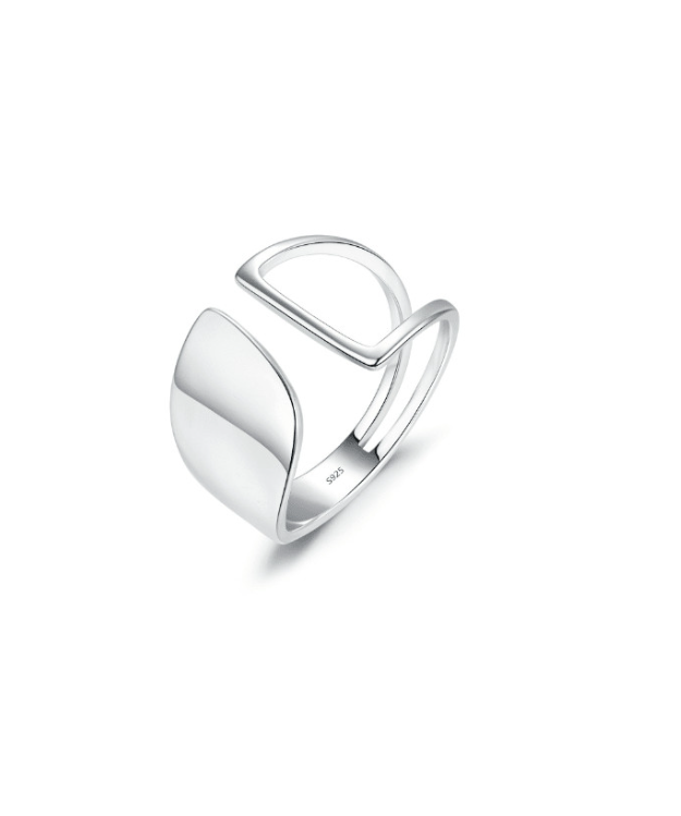 Silver Geometric Minimalist Band Ring-Ring-Krush Kandy, Women's Online Fashion Boutique Located in Phoenix, Arizona (Scottsdale Area)