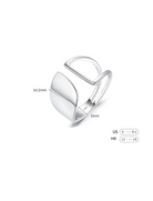 Silver Geometric Minimalist Band Ring-Ring-Krush Kandy, Women's Online Fashion Boutique Located in Phoenix, Arizona (Scottsdale Area)