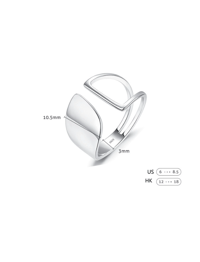 Silver Geometric Minimalist Band Ring-Ring-Krush Kandy, Women's Online Fashion Boutique Located in Phoenix, Arizona (Scottsdale Area)