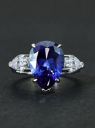 High Carbon Diamond Water Drop Luxury Ring-Ring-Krush Kandy, Women's Online Fashion Boutique Located in Phoenix, Arizona (Scottsdale Area)