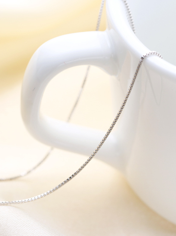 Trendy Sterling Box Chain-Necklaces-Krush Kandy, Women's Online Fashion Boutique Located in Phoenix, Arizona (Scottsdale Area)