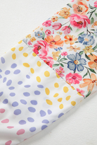 Floral Patchwork Sleeve Sweatshirt-Tops-Krush Kandy, Women's Online Fashion Boutique Located in Phoenix, Arizona (Scottsdale Area)