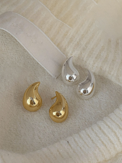 Water Drop Stud Earrings-Earrings-Krush Kandy, Women's Online Fashion Boutique Located in Phoenix, Arizona (Scottsdale Area)