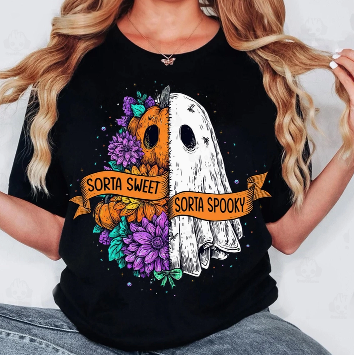 Sorta Sweet, Sorta Spooky Graphic Tee-Graphic Tees-Krush Kandy, Women's Online Fashion Boutique Located in Phoenix, Arizona (Scottsdale Area)