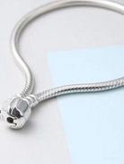 Sterling Silver Snake Minimalist Link Bracelet-Jewelry-Krush Kandy, Women's Online Fashion Boutique Located in Phoenix, Arizona (Scottsdale Area)
