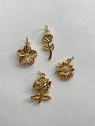 Flower Charms-Jewelry-Krush Kandy, Women's Online Fashion Boutique Located in Phoenix, Arizona (Scottsdale Area)