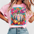 Pastel Patchwork Pumpkin Tee-Graphic Tees-Krush Kandy, Women's Online Fashion Boutique Located in Phoenix, Arizona (Scottsdale Area)