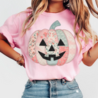 Patchwork Pumpkin Tee-Graphic Tees-Krush Kandy, Women's Online Fashion Boutique Located in Phoenix, Arizona (Scottsdale Area)