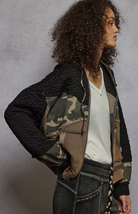 Pol Quilted Knit Terry Hooded Jacket-Jacket-Krush Kandy, Women's Online Fashion Boutique Located in Phoenix, Arizona (Scottsdale Area)