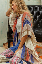 POL Boho Striped Ruffle Cardigan-Cardigan-Krush Kandy, Women's Online Fashion Boutique Located in Phoenix, Arizona (Scottsdale Area)