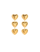 Stainless Steel Heart Trend Drop Earrings-Jewelry-Krush Kandy, Women's Online Fashion Boutique Located in Phoenix, Arizona (Scottsdale Area)