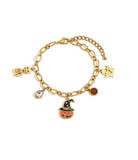 Stainless Steel Vintage Cute Ghost Pumpkin Halloween Bracelet-Bracelets-Krush Kandy, Women's Online Fashion Boutique Located in Phoenix, Arizona (Scottsdale Area)