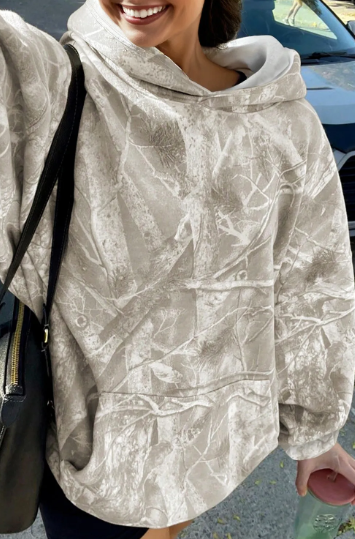 Camouflage Woodland Oversized Hoodie-Hoodies-Krush Kandy, Women's Online Fashion Boutique Located in Phoenix, Arizona (Scottsdale Area)