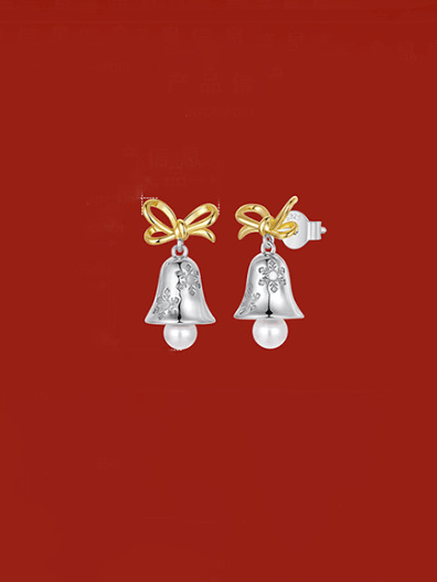 Sterling Silver Christmas Seris Trend Drop Earrings-Jewelry-Krush Kandy, Women's Online Fashion Boutique Located in Phoenix, Arizona (Scottsdale Area)