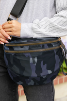 Camouflage Chain Strap Double Zipper Crossbody Bag-Purses & Bags-Krush Kandy, Women's Online Fashion Boutique Located in Phoenix, Arizona (Scottsdale Area)