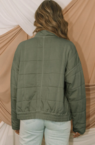 Zip-Up Pocket Quilted Jacket-Jacket-Krush Kandy, Women's Online Fashion Boutique Located in Phoenix, Arizona (Scottsdale Area)