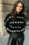 Red Heart Valentine Long Sleeve Knit Sweate r-Sweater-Krush Kandy, Women's Online Fashion Boutique Located in Phoenix, Arizona (Scottsdale Area)
