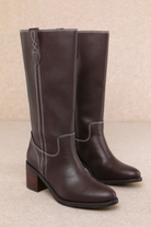 Zoe - Mid-calf Western Riding Boot-Sandals-Krush Kandy, Women's Online Fashion Boutique Located in Phoenix, Arizona (Scottsdale Area)