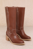 Zoe - Mid-calf Western Riding Boot-Sandals-Krush Kandy, Women's Online Fashion Boutique Located in Phoenix, Arizona (Scottsdale Area)