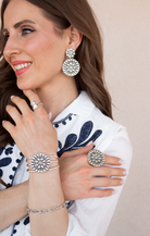 Blooming Sterling Earrings | By KKB-Drop Earrings-Krush Kandy, Women's Online Fashion Boutique Located in Phoenix, Arizona (Scottsdale Area)