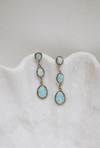 Classic Three Stone Twisted Rope Earrings-Drop Earrings-Krush Kandy, Women's Online Fashion Boutique Located in Phoenix, Arizona (Scottsdale Area)