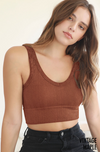 NIKIBIKI Vintage Reversible Herringbone Crop Top-Crop Tops-Krush Kandy, Women's Online Fashion Boutique Located in Phoenix, Arizona (Scottsdale Area)