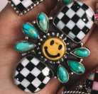 Put a Smile On Cluster Sterling Silver Stone Rings | PREORDER-Bar Necklaces-Krush Kandy, Women's Online Fashion Boutique Located in Phoenix, Arizona (Scottsdale Area)