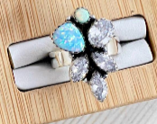 One Of A Kind Opal Rings-Rings-Krush Kandy, Women's Online Fashion Boutique Located in Phoenix, Arizona (Scottsdale Area)