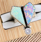 Opal & CZ Stone Stone Ring-Rings-Krush Kandy, Women's Online Fashion Boutique Located in Phoenix, Arizona (Scottsdale Area)