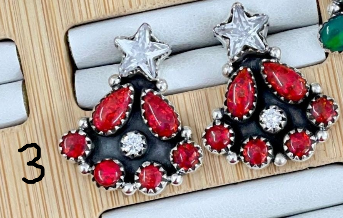 'Tis The Season Cluster Earrings-Stud Earrings-Krush Kandy, Women's Online Fashion Boutique Located in Phoenix, Arizona (Scottsdale Area)