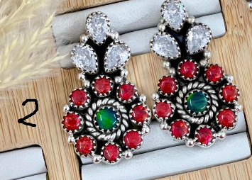 Aurora's Earring Clusters-Stud Earrings-Krush Kandy, Women's Online Fashion Boutique Located in Phoenix, Arizona (Scottsdale Area)