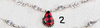 Red Checkered Slab Necklaces-Chain Necklaces-Krush Kandy, Women's Online Fashion Boutique Located in Phoenix, Arizona (Scottsdale Area)