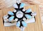 Crystal & Opal Cluster Stone Rings-Rings-Krush Kandy, Women's Online Fashion Boutique Located in Phoenix, Arizona (Scottsdale Area)