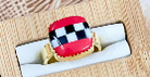 Gold Checkered Slab Stone Rings-Ring Sizers-Krush Kandy, Women's Online Fashion Boutique Located in Phoenix, Arizona (Scottsdale Area)