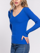 Sleek Simplicity Knit Sweater Top-Sweaters-Krush Kandy, Women's Online Fashion Boutique Located in Phoenix, Arizona (Scottsdale Area)