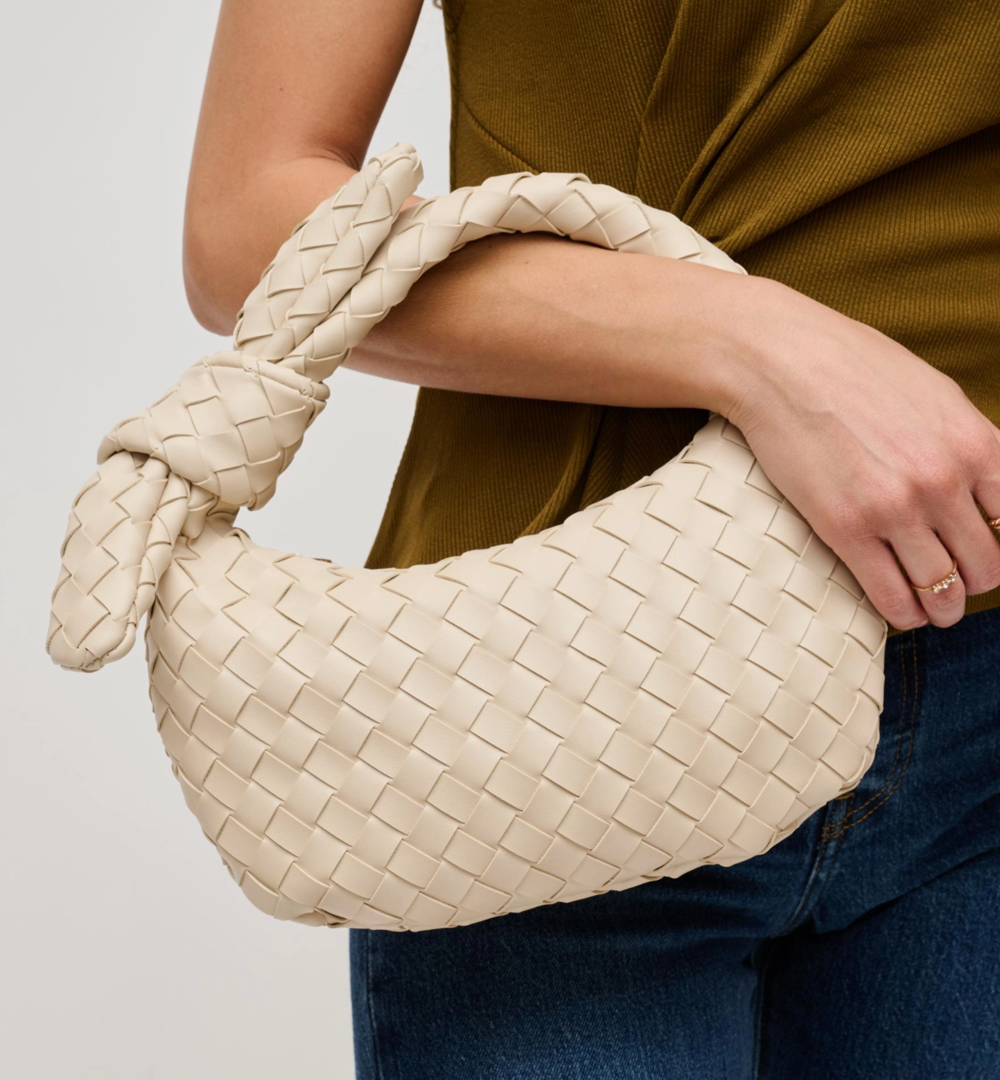 Lizbeth Woven Knot Clutch-Purses & Bags-Krush Kandy, Women's Online Fashion Boutique Located in Phoenix, Arizona (Scottsdale Area)