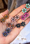 Mini Daisy Earrings MADE TO ORDER-Stud Earrings-Krush Kandy, Women's Online Fashion Boutique Located in Phoenix, Arizona (Scottsdale Area)