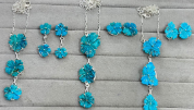 Let's Take a Vacay Turquoise Necklace & Earrings SETS-Necklaces-Krush Kandy, Women's Online Fashion Boutique Located in Phoenix, Arizona (Scottsdale Area)