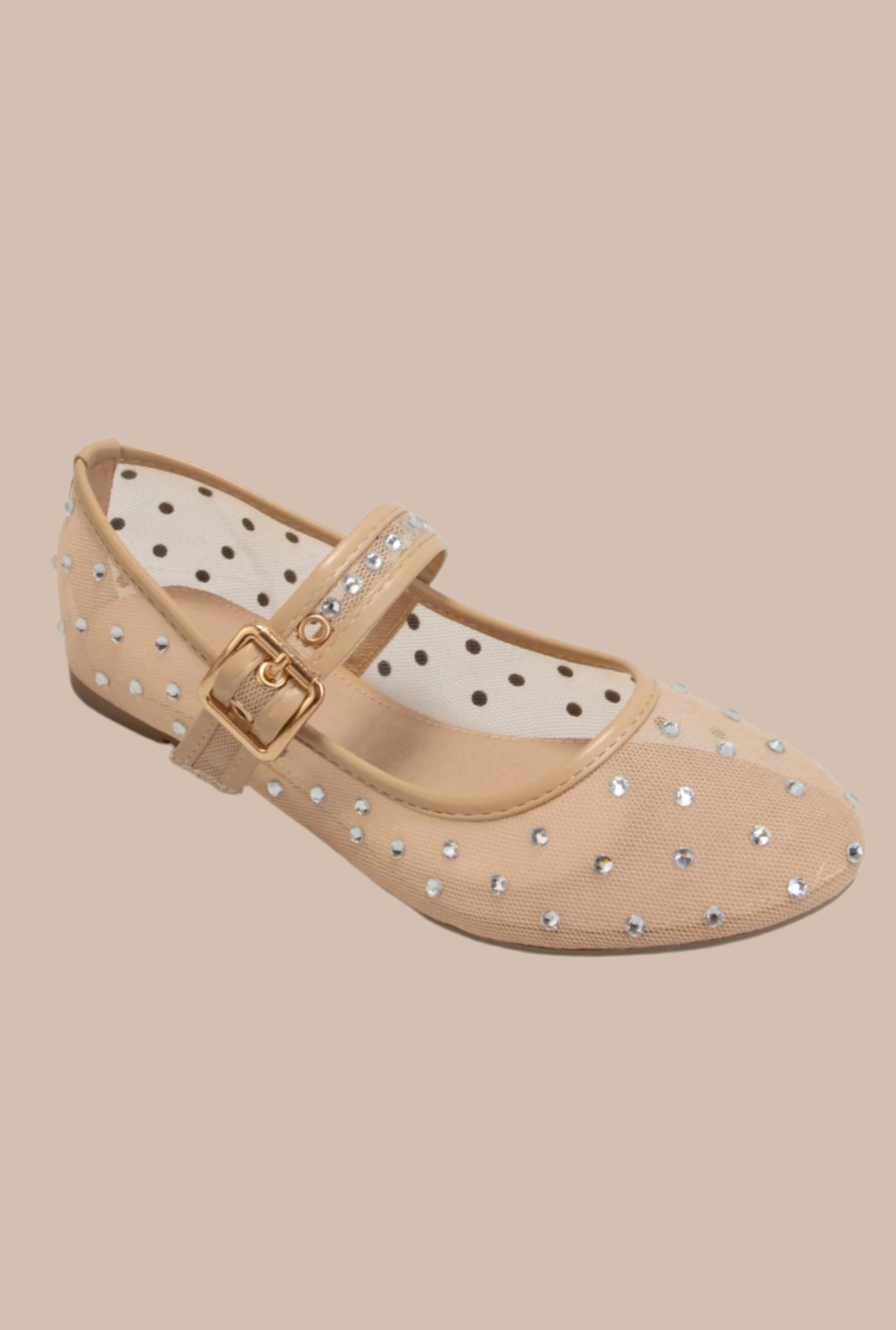 Sugar & Sparkle Rhinestone Mesh Mary Jane Flats-Flats-Krush Kandy, Women's Online Fashion Boutique Located in Phoenix, Arizona (Scottsdale Area)